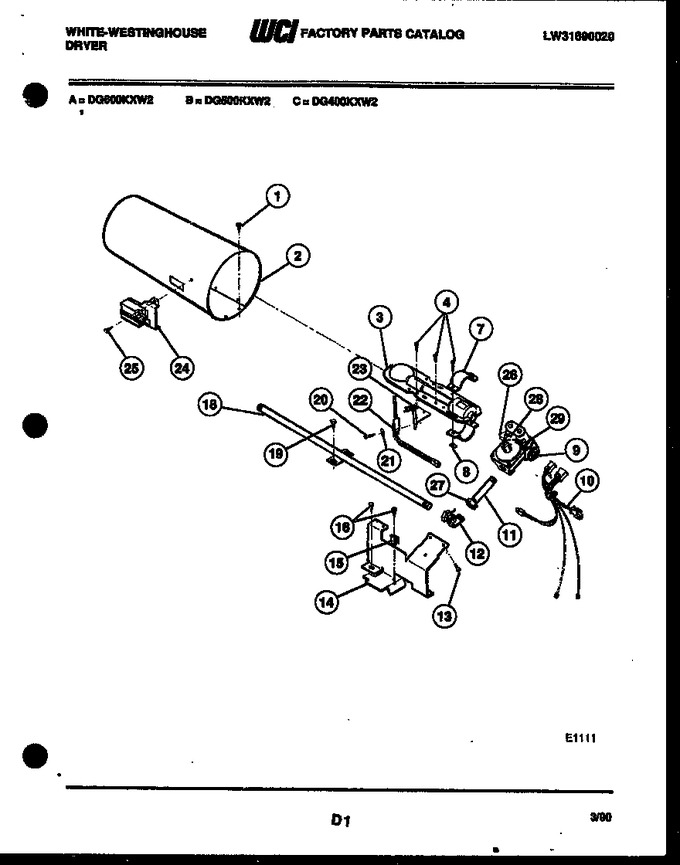 Diagram for DG400KXW2
