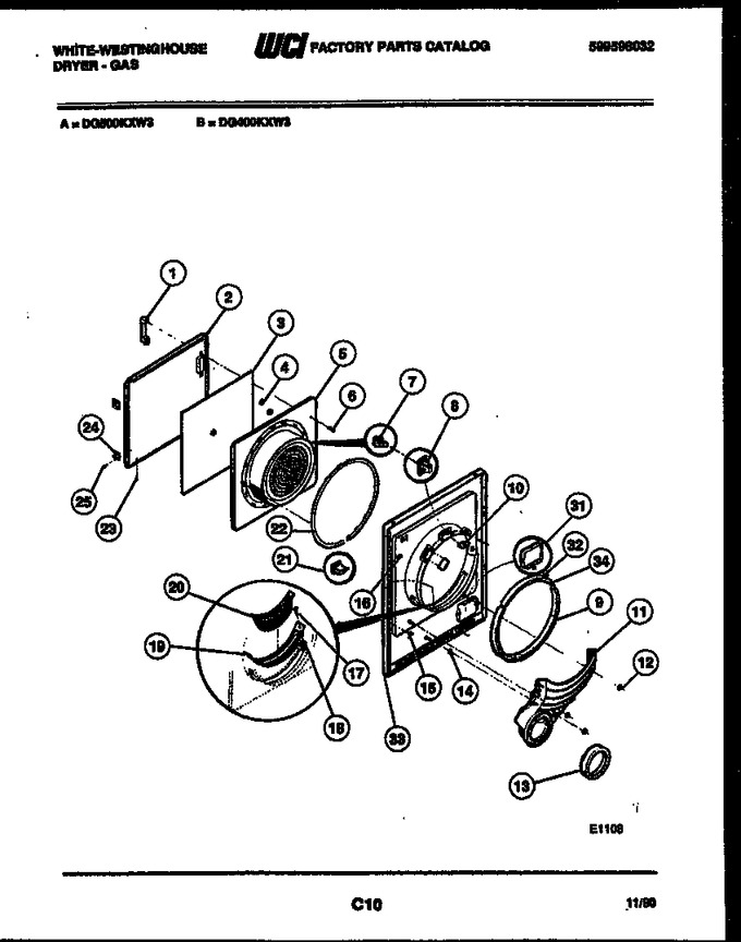Diagram for DG500KXD3