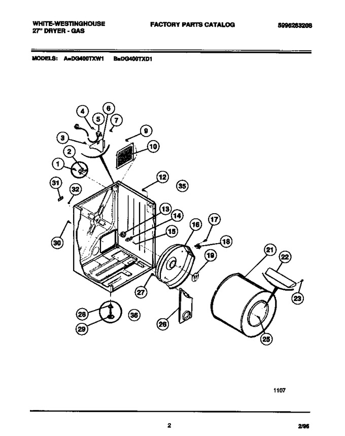 Diagram for DG400TXD1