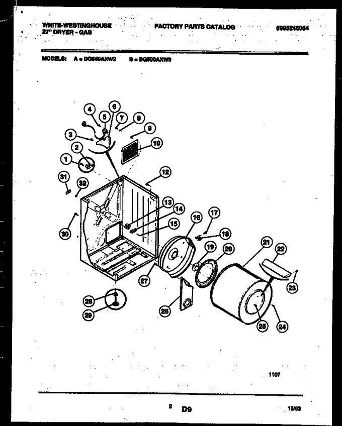 Diagram for DG500AXD6