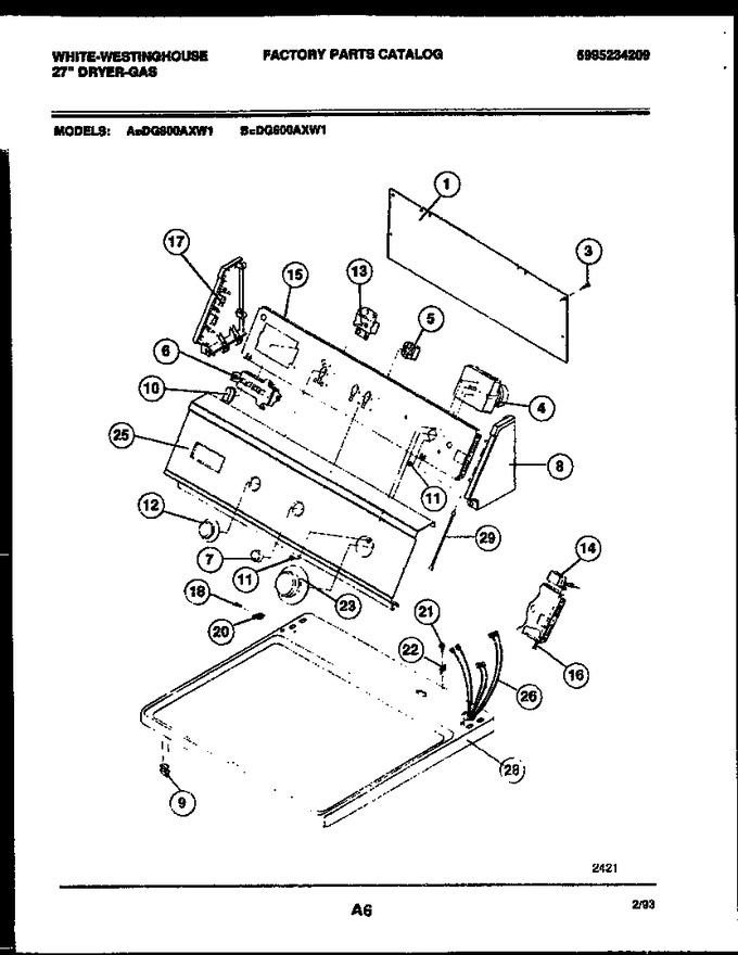 Diagram for DG800AXD1
