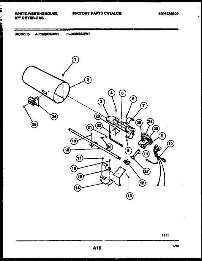 Diagram for DG800AXD1