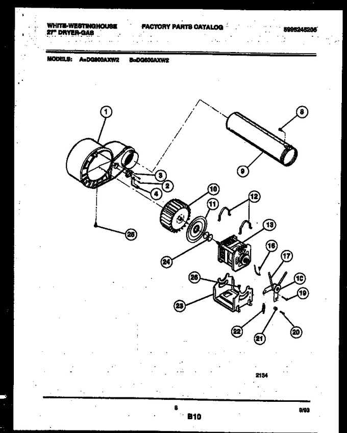 Diagram for DG600AXD2