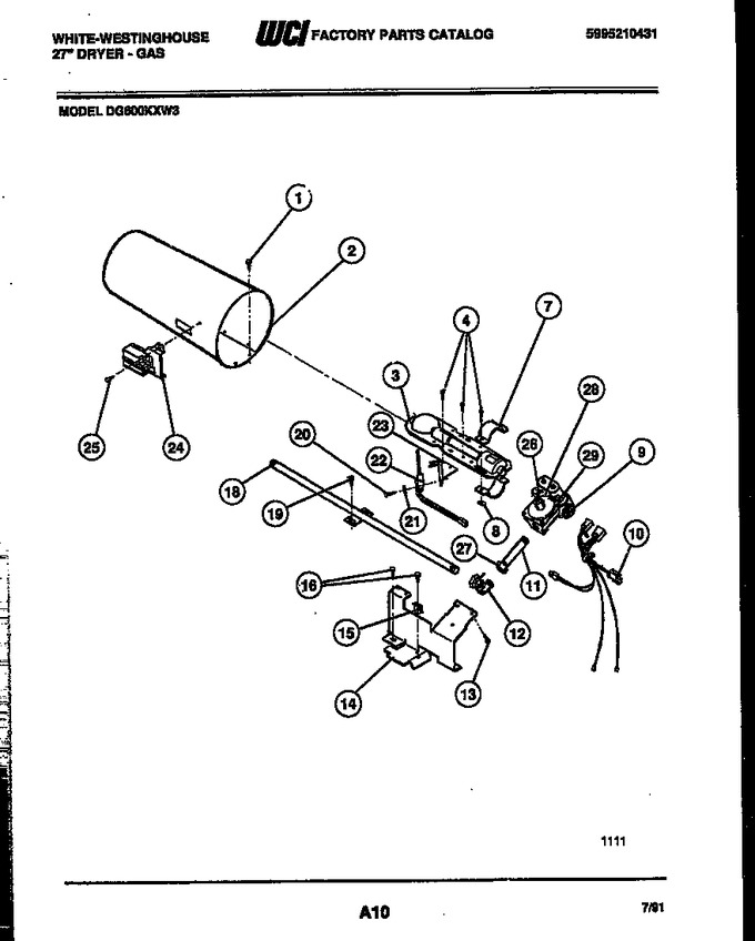 Diagram for DG600KXD3
