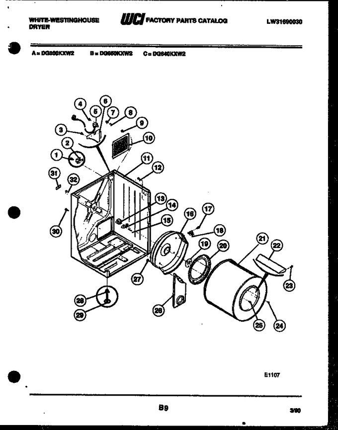 Diagram for DG800KXW2