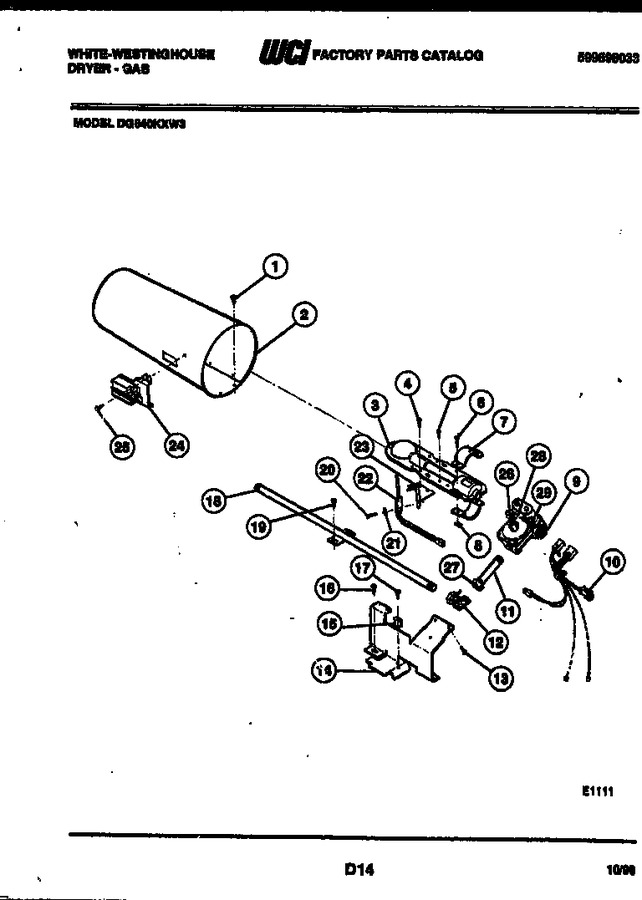 Diagram for DG640KXD3
