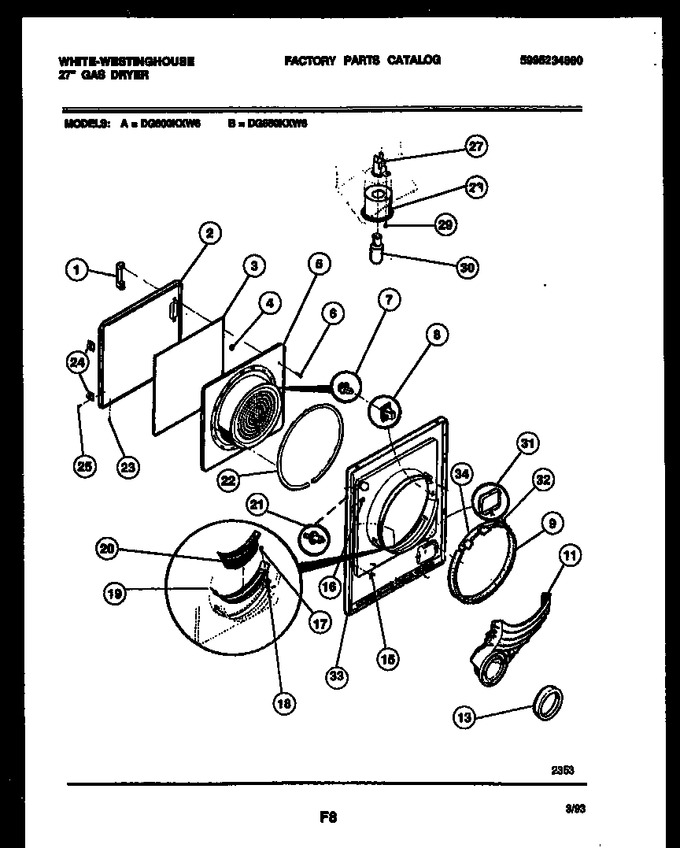 Diagram for DG650KXW6