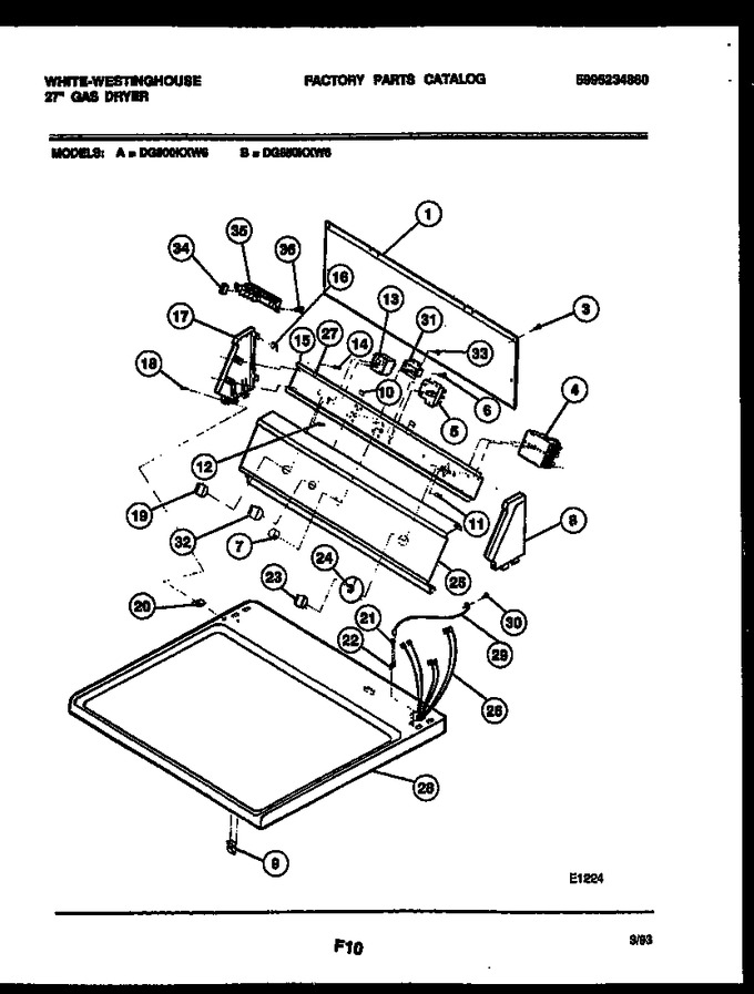 Diagram for DG650KXD6