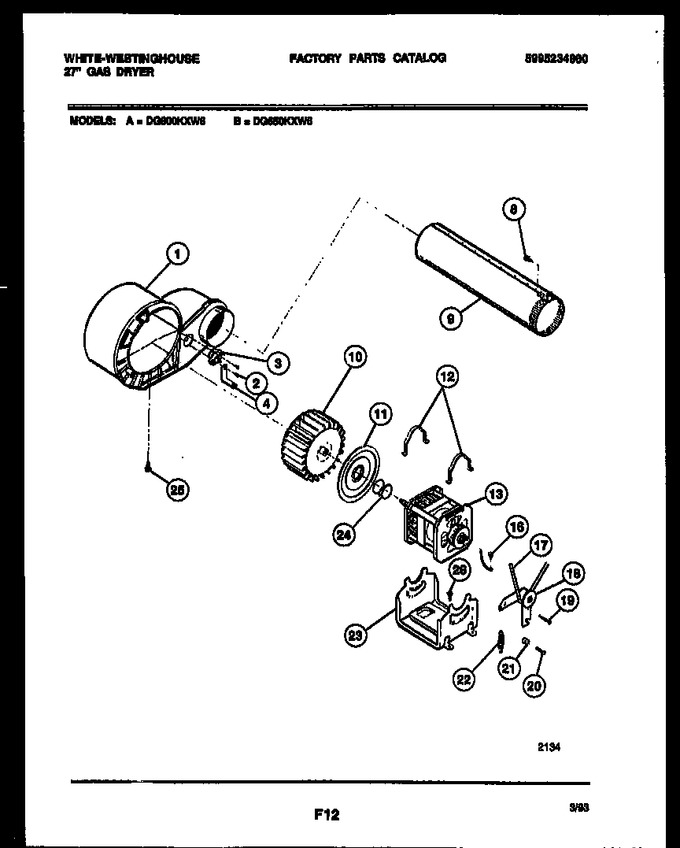 Diagram for DG650KXW6