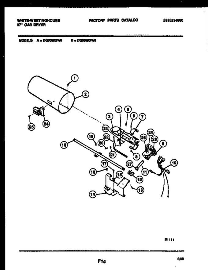 Diagram for DG650KXD6