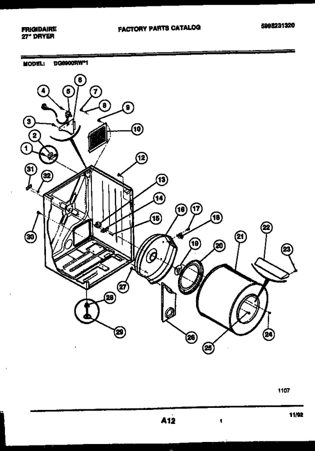 Diagram for DG6900RW1