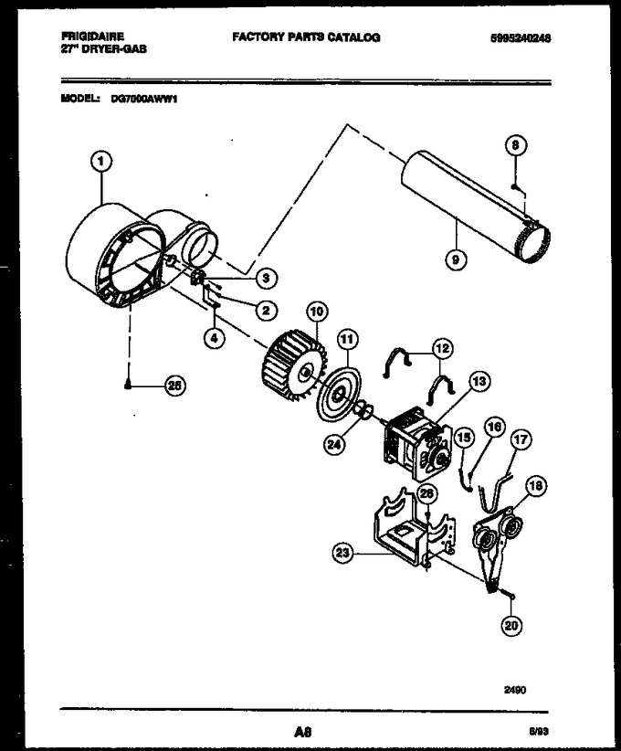 Diagram for DG7000AWW1