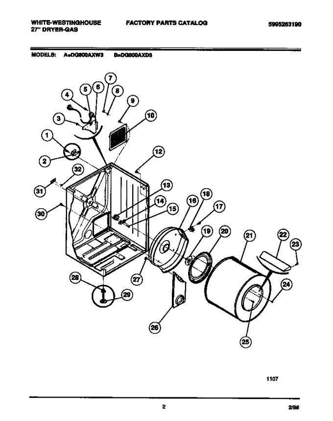 Diagram for DG800AXW3