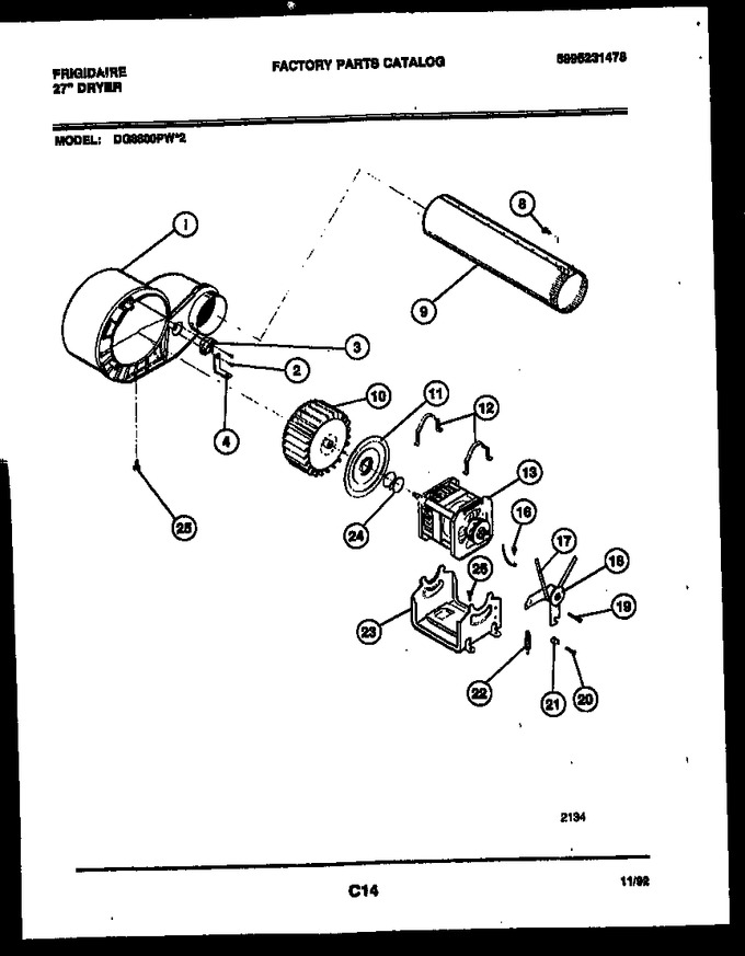 Diagram for DG8800PW2