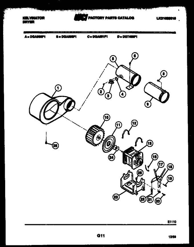 Diagram for DGA501F1W