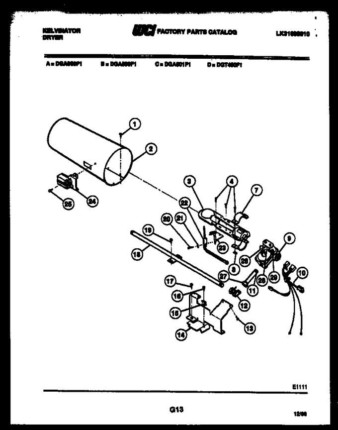 Diagram for DGA500F1D