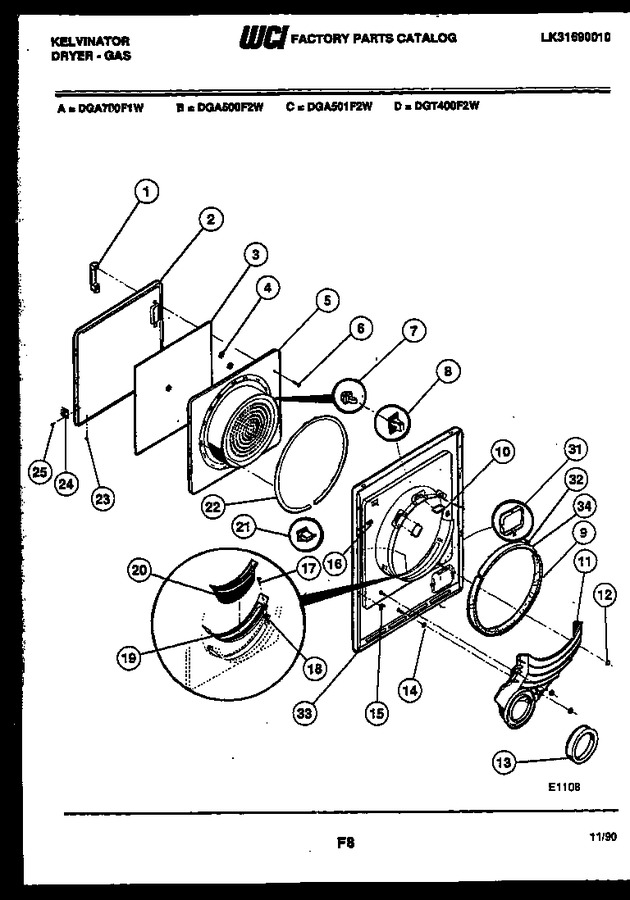 Diagram for DGA500F2T