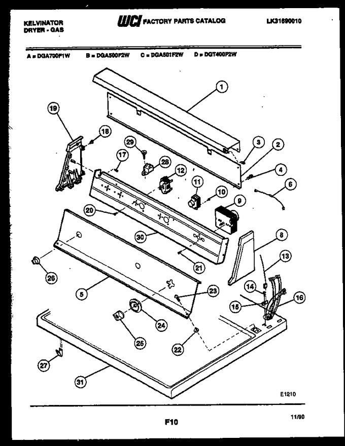 Diagram for DGA501F2D