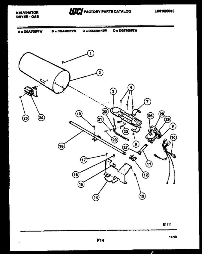 Diagram for DGA500F2T