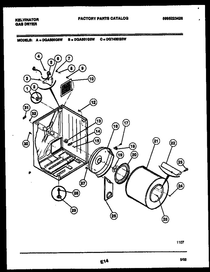 Diagram for DGA501G3D
