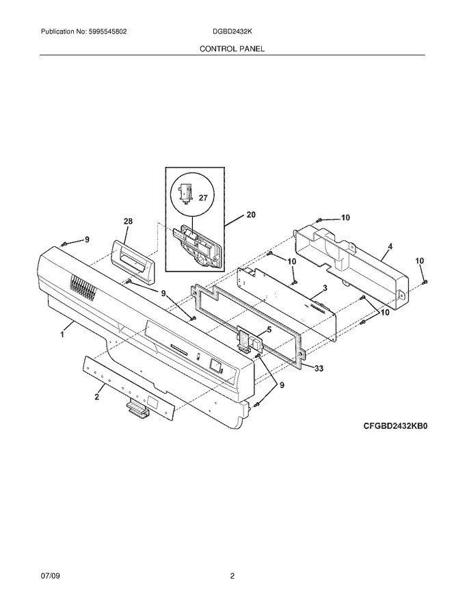 Diagram for DGBD2432KB0