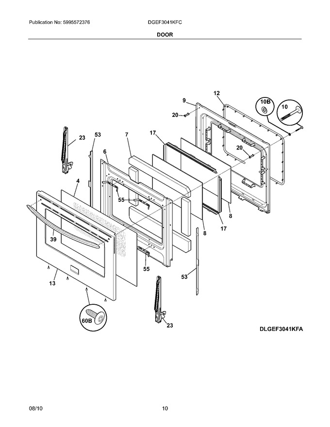 Diagram for DGEF3041KFC