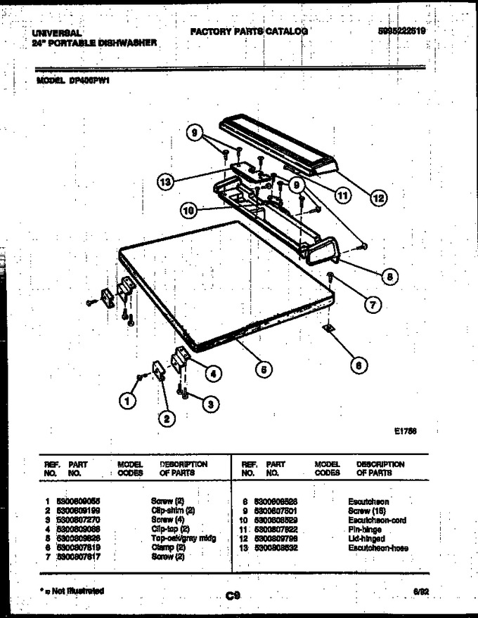 Diagram for DP400PWW1