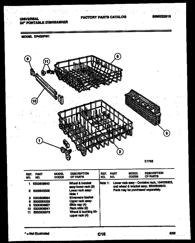 Diagram for DP400PWW1