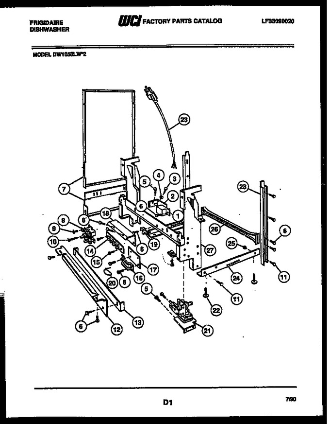 Diagram for DW1050LL2