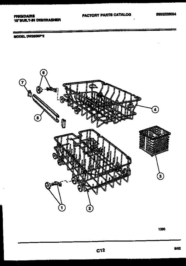 Diagram for DW2508PW2