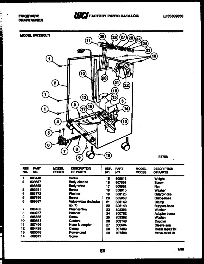 Diagram for DW3350F1