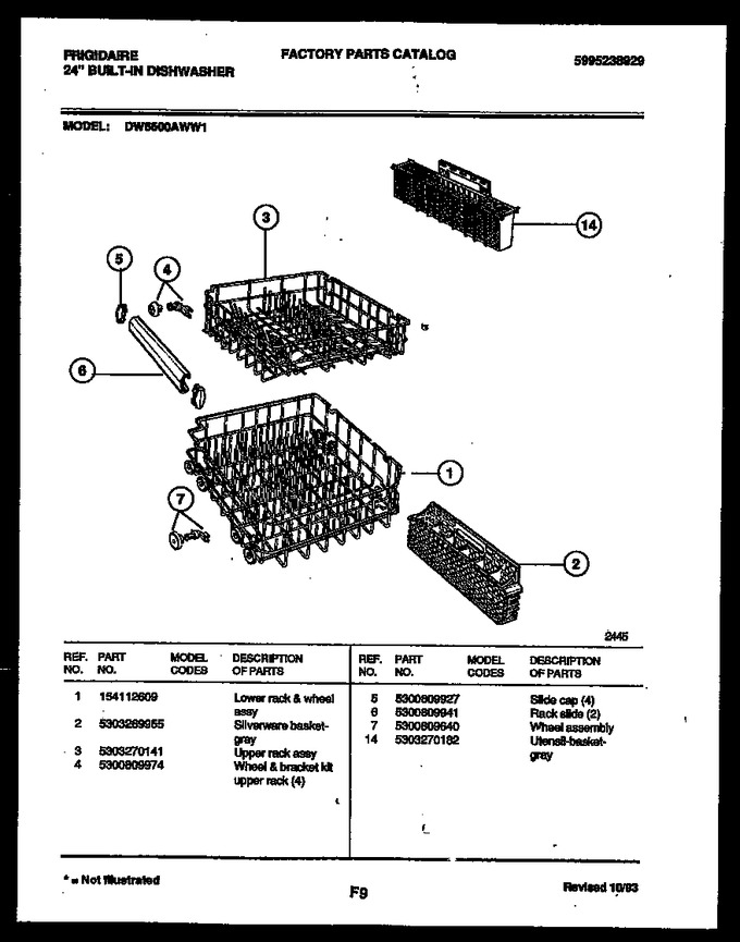 Diagram for DW6500AWL1