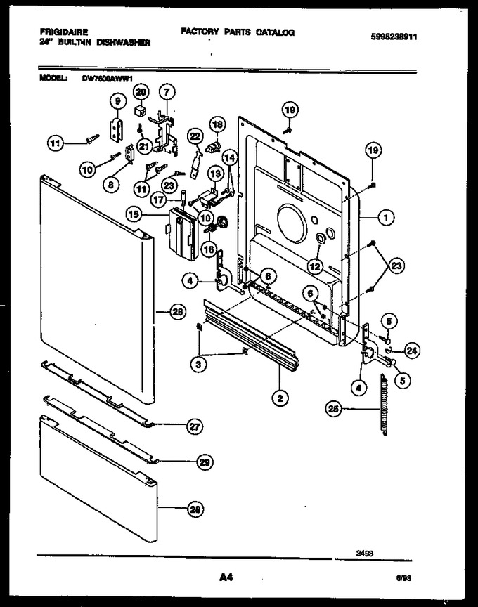 Diagram for DW7600AWW1
