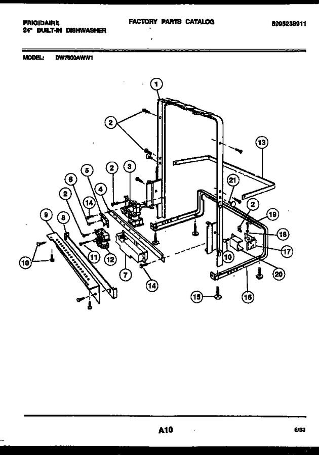 Diagram for DW7600AWW1