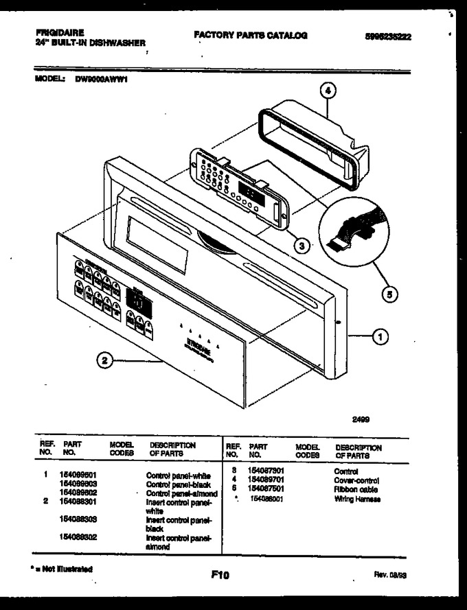 Diagram for DW9000AWW1