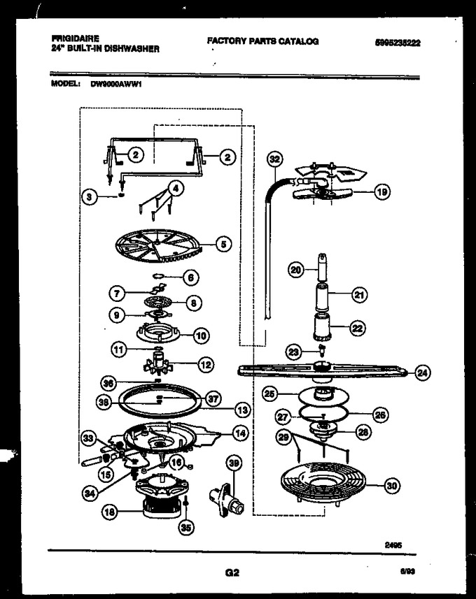 Diagram for DW9000AWW1