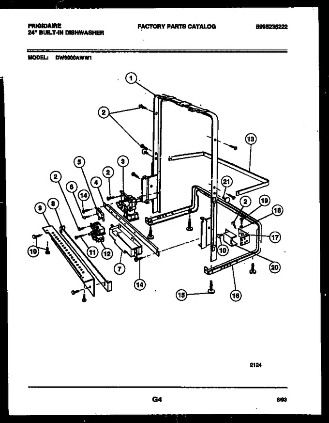 Diagram for DW9000AWW1