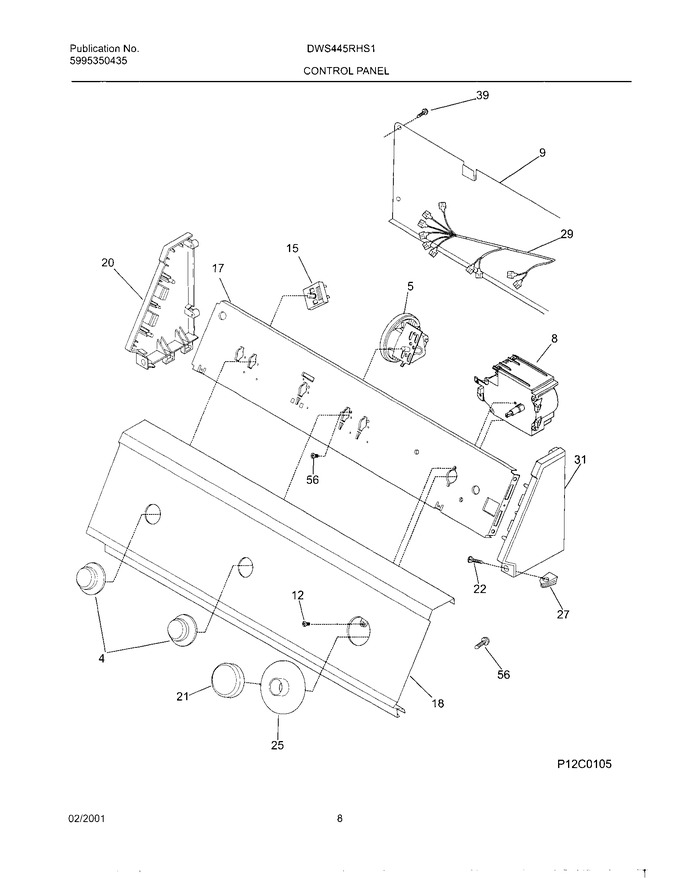 Diagram for DWS445RHS1