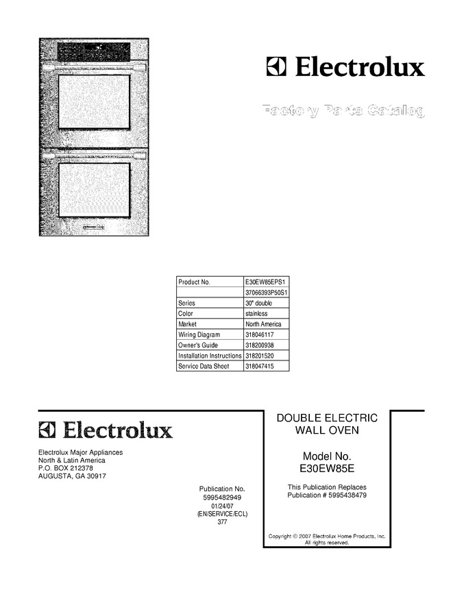 Diagram for E30EW85EPS1