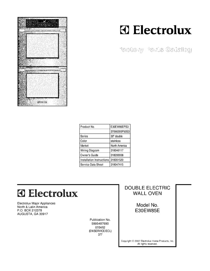 Diagram for E30EW85EPS3