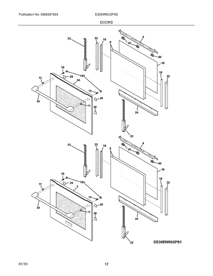 Diagram for E30EW8CGPS3