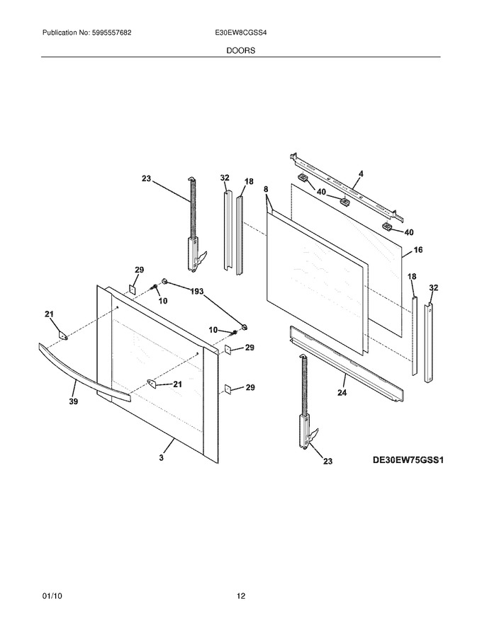 Diagram for E30EW8CGSS4