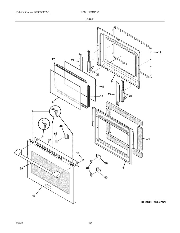Diagram for E36DF76GPS2