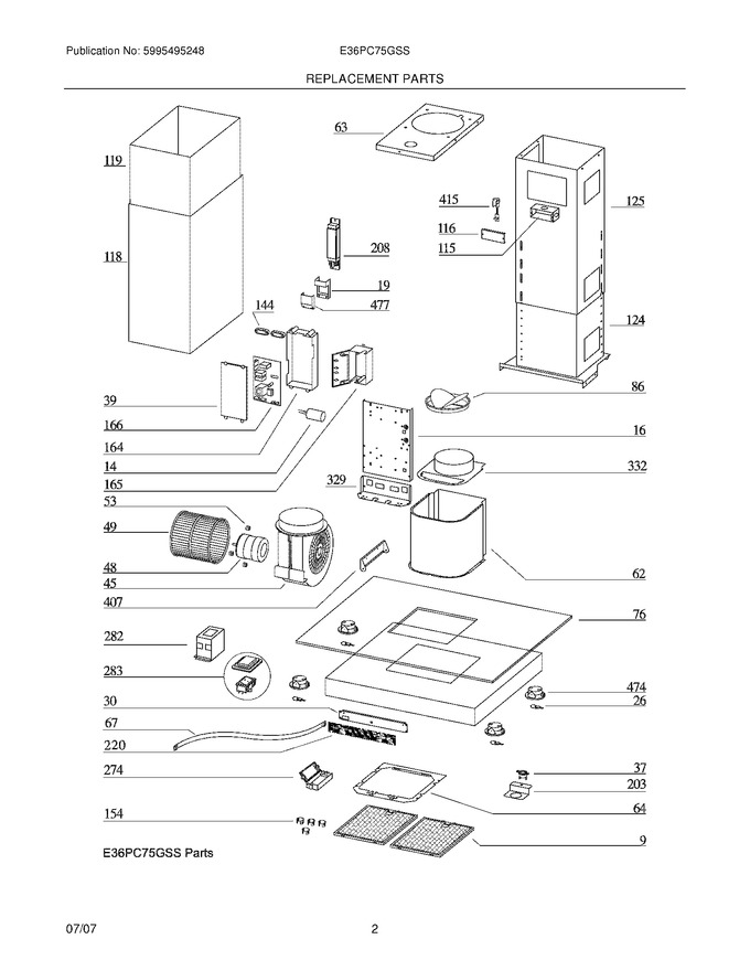 Diagram for E36PC75GSS
