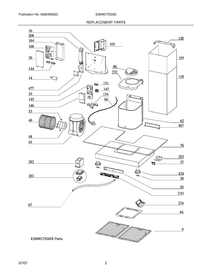 Diagram for E36WC75GSS