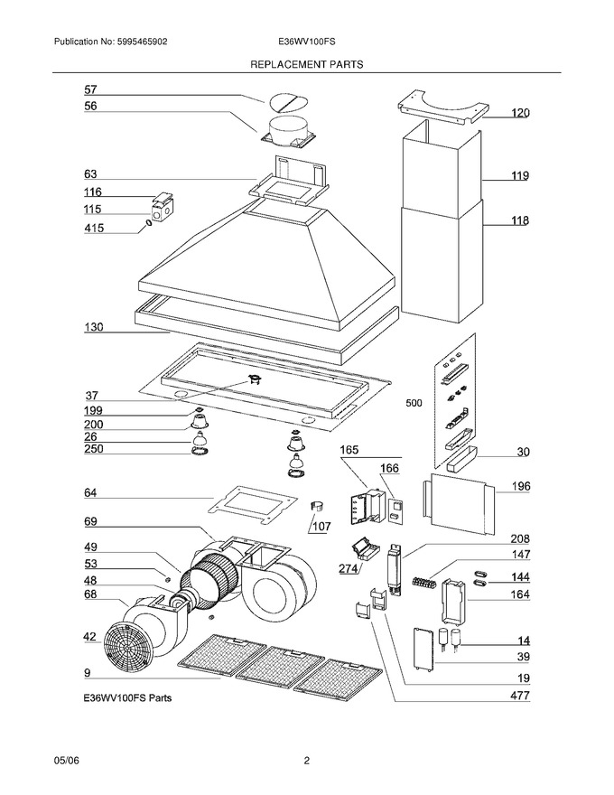 Diagram for E36WV100FS