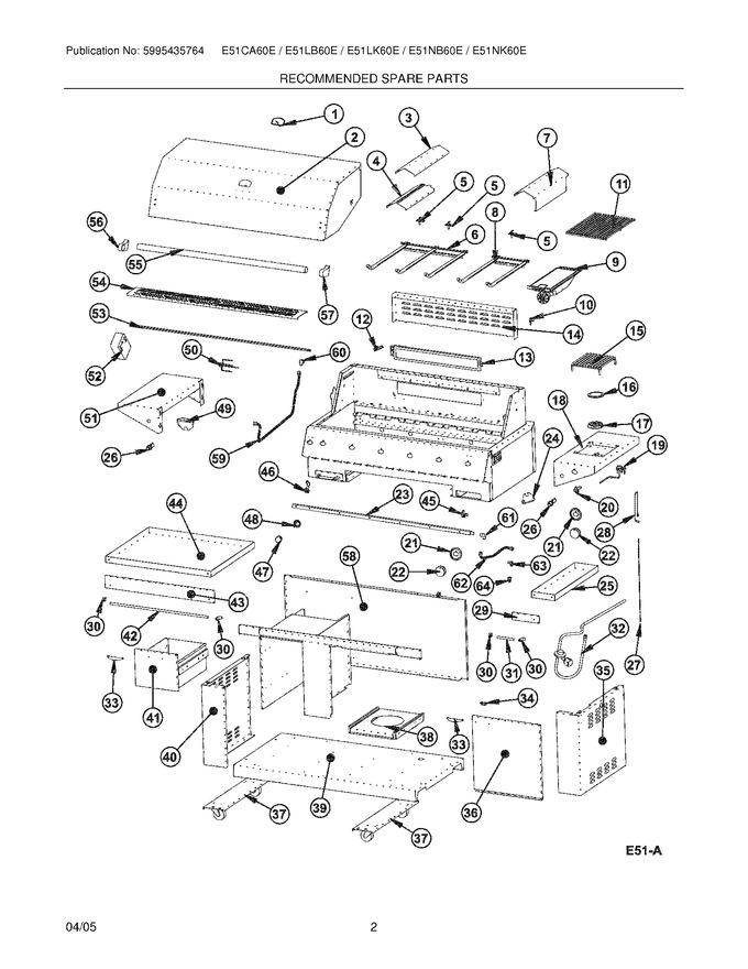 Diagram for E51LK60ESS