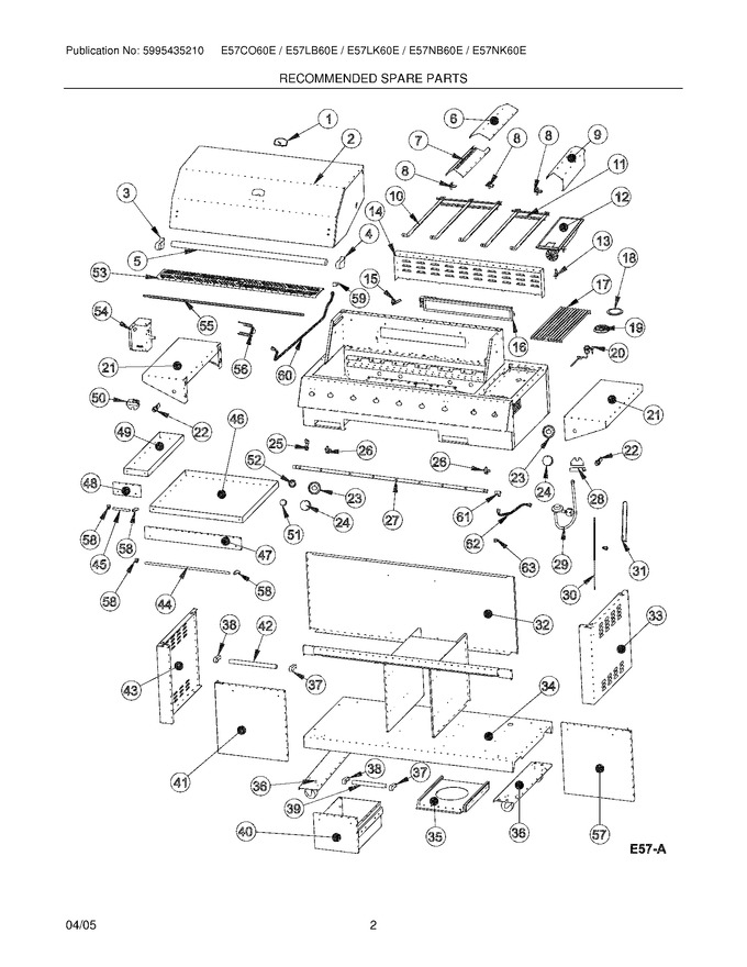 Diagram for E57LB60ESS