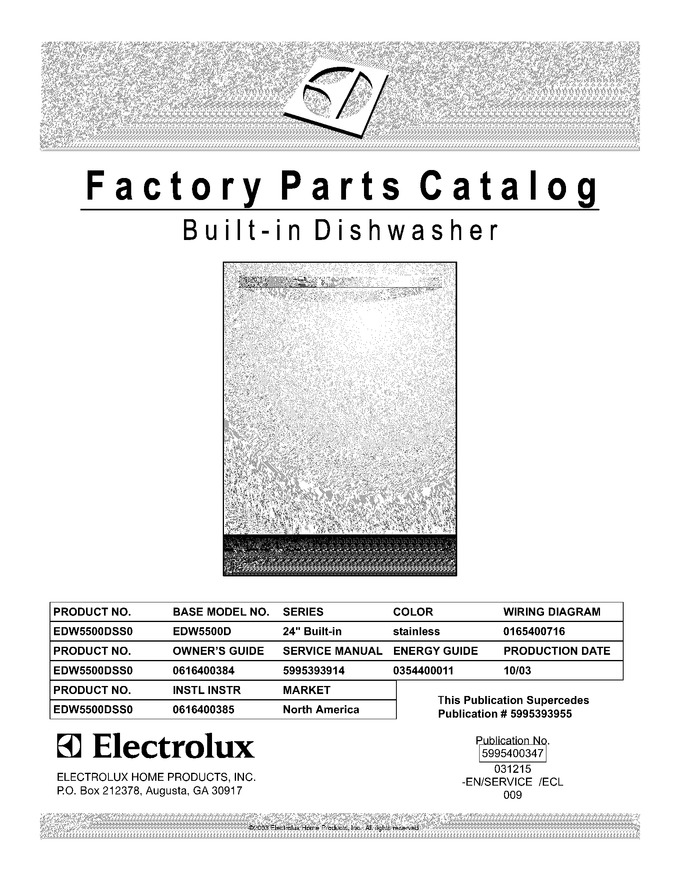 Diagram for EDW5500DSS0