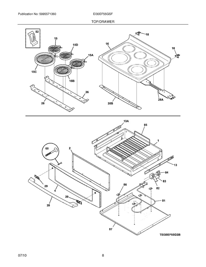 Diagram for EI30EF55GSF